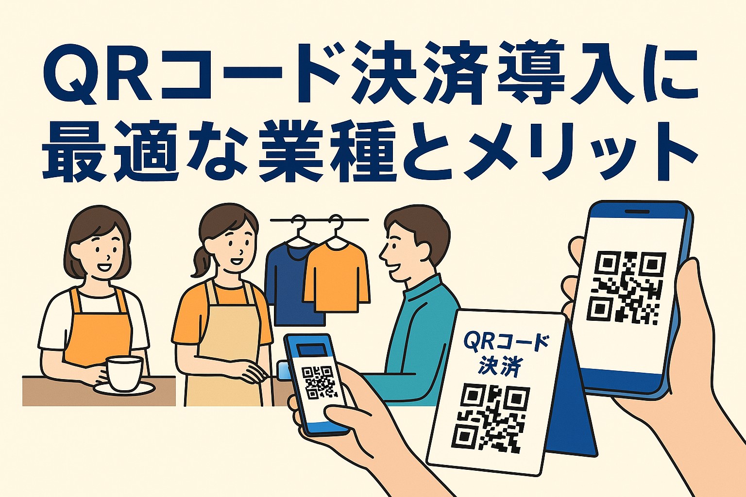 QRコード決済の導入に最適な業種とは!?成功事例から学べるポイント | 株式会社シー・ピー・エージェント