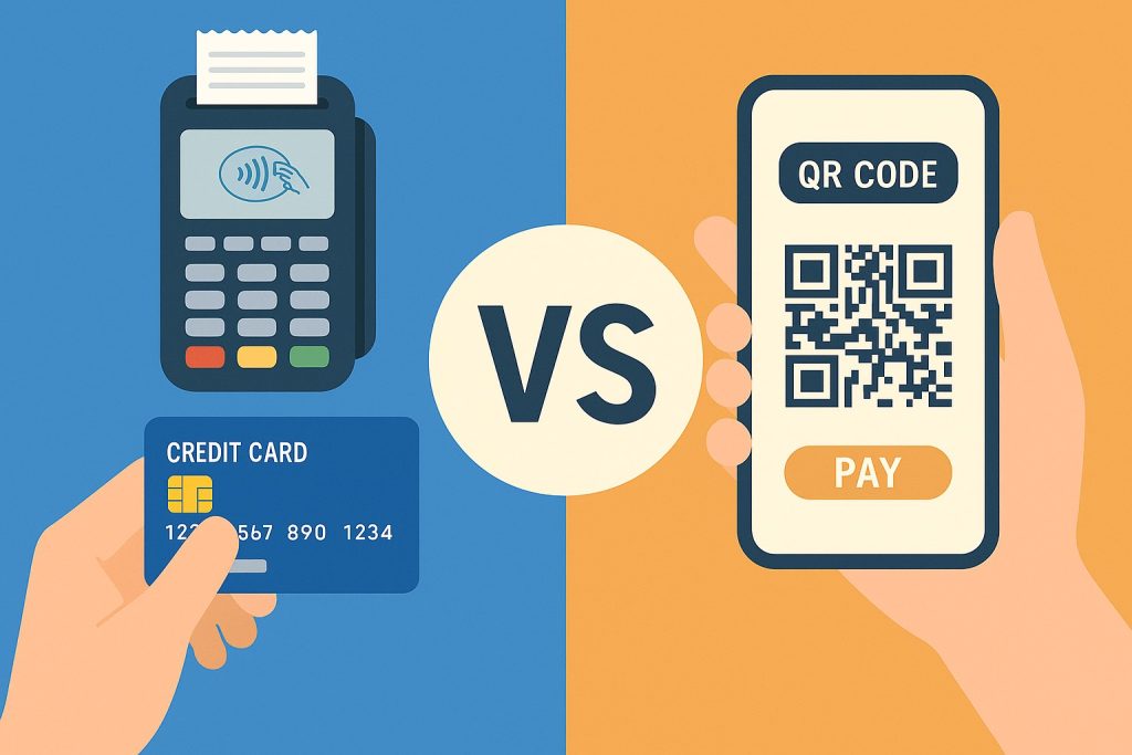 店舗運営に最適なキャッシュレス決済は?クレジットカードvsQRコード