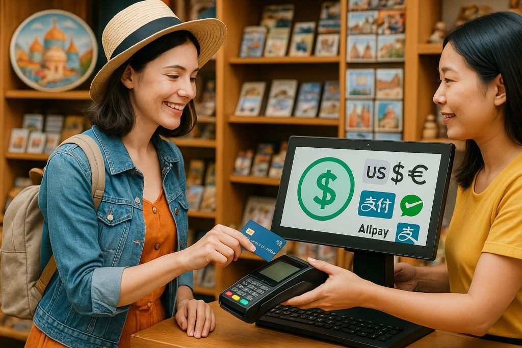 免税店・観光施設の多通貨決済導入で売上アップ。キャッシュレス成功事例と導入の流れを解説